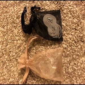 Victoria Secret extra straps.  Clear. And. Gray